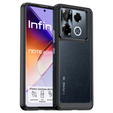 Pouzdro pro Infinix Note 40 Pro Plus, Fusion Hybrid, transparentní / černé