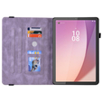 Pouzdro pro Lenovo Tab M9, Butterfly, fialové