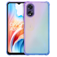 Pouzdro pro Oppo A38 4G / Oppo A18 4G, Gradient Dropproof, Fialová / modrá