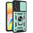 Pouzdro pro Oppo A78 4G, CamShield Slide, zelený