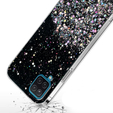 Pouzdro pro Samsung Galaxy A12 / M12 / A12 2021, Glittery, černé