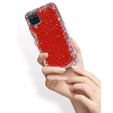 Pouzdro pro Samsung Galaxy A12 / M12 / A12 2021, Glittery, červené