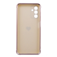 Pouzdro pro Samsung Galaxy A13 5G, Electro heart, růžové rose gold
