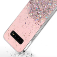 Pouzdro pro Samsung Galaxy S10 Plus, Glittery, růžové