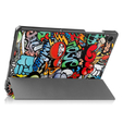 Pouzdro pro Samsung Galaxy Tab A9+, Smartcase, graffiti