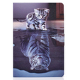 Pouzdro pro Samsung Galaxy Tab A9+ X210 / X215 / X216B, cat and tiger