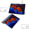 Pouzdro pro Samsung Galaxy Tab S7 Plus / Tab S7 FE, Smartcase Hybrid, se slotem na stylus, fialové