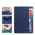 Pouzdro pro Samsung Galaxy Tab S9 FE, Business Card and Pen Slot, modré