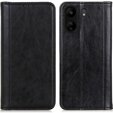 Pouzdro pro Xiaomi Redmi 13C / Poco C65, Wallet Litchi Leather, černé