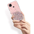 Pouzdro pro Xiaomi Redmi 9C, Glittery, růžové