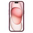 Pouzdro pro iPhone 15, Silicone Lite, červené