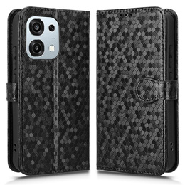 Pouzdro s klopou Wallet Rhombus pro Oppo A6 Pro 5G