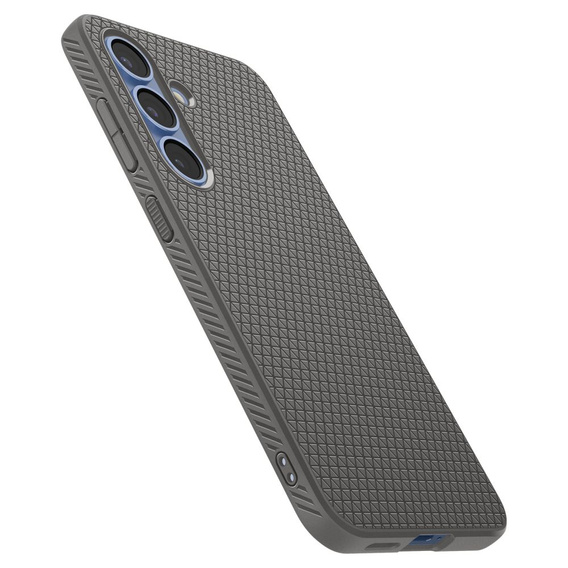 Pouzdro Spigen pro Samsung Galaxy S25, Liquid Air, černé + 9H tvrzené sklo