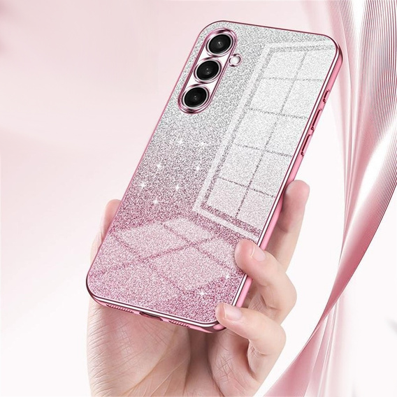 Pouzdro Glitter Case CamShield pro Samsung Galaxy A57 5G, růžové