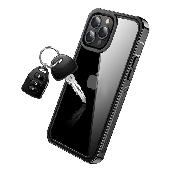 Pouzdro pro iPhone 13 Pro Max, Shockproof, s fólií, modré