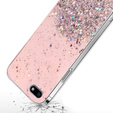 Pouzdro pro Huawei Y5 2018, Glittery, růžové