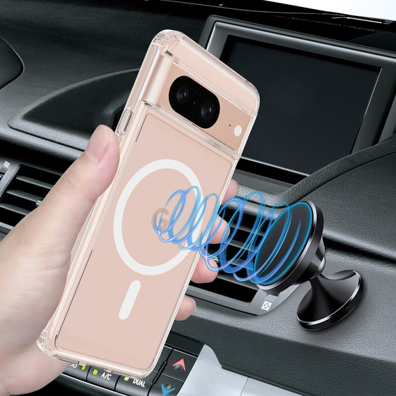 Pouzdro pro Google Pixel 8, Fusion Hybrid Case, pro MagSafe, průhledné