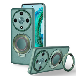 Pouzdro pro Honor Magic 6 Lite 5G, Glittery Magnetic, pro MagSafe, zelené