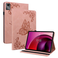 Pouzdro pro Lenovo Tab M11, Butterfly, růžové