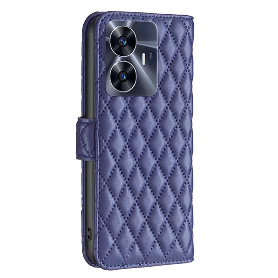 Klopové pouzdro pro Realme C55, Wallet, BINFEN COLOR, námořnicky modré