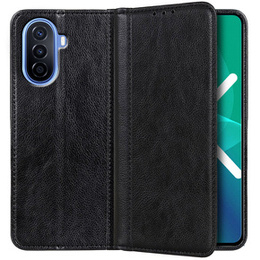 Flipové pouzdro pro Huawei Nova Y70 4G, Split Leather, černé
