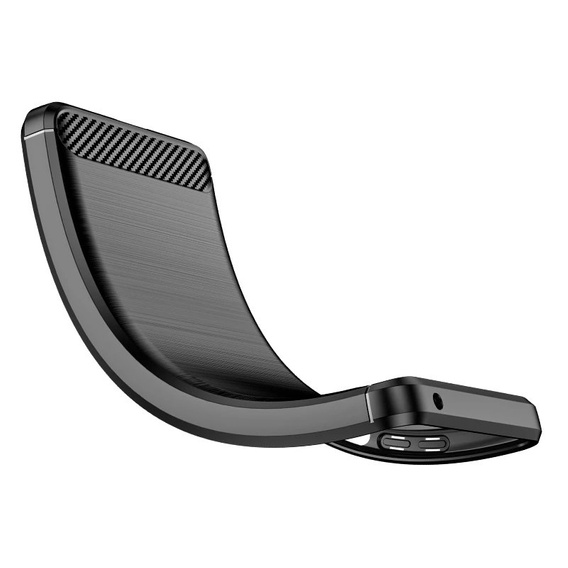 Pouzdro pro Motorola Moto G200 5G, Carbon, černé