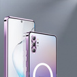 Ochranné pouzdro na fotoaparát pro Samsung Galaxy Note 10+ Plus, CamShield MagSafe, transparentní / fialové