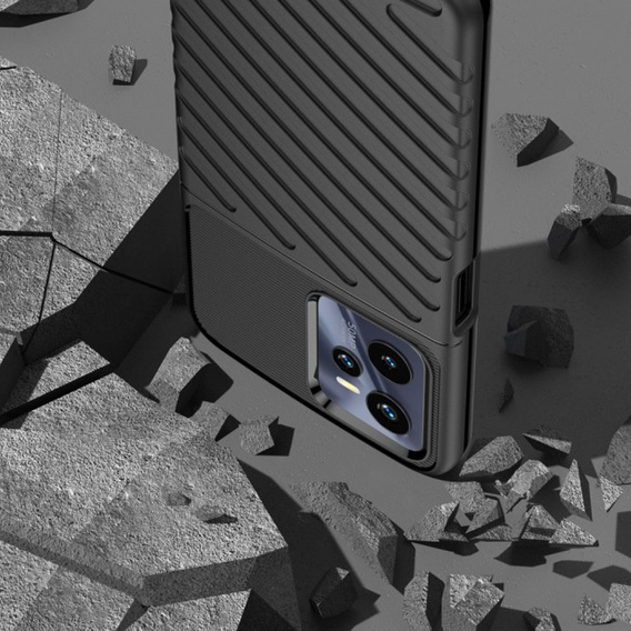 Pouzdro pro Realme C35, Thunder, černé