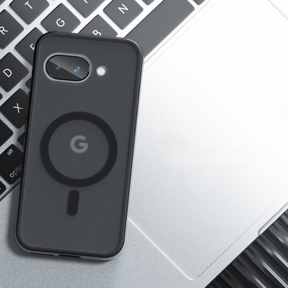 Pouzdro pro Google Pixel 9A, pro MagSafe, ERBORD Matt Case, černý