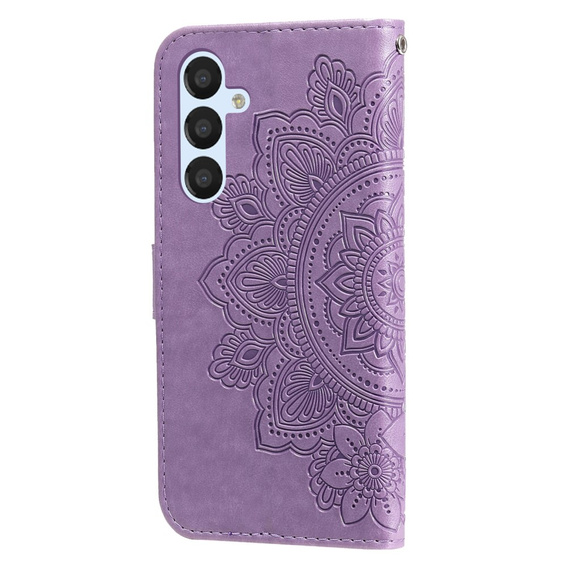 Klopové pouzdro pro Samsung Galaxy A54 5G, Mandala Flower, fialové