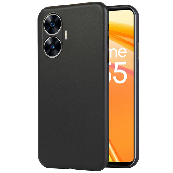 Tenké pouzdro pro Realme C55, Slim, černé