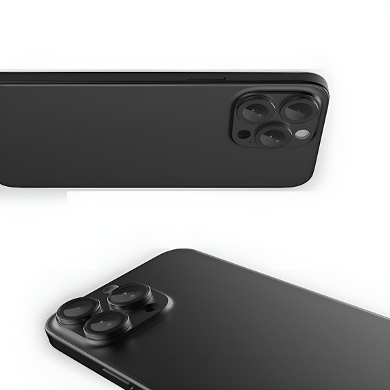 ERBORD OPTIK Pro tvrzené sklo pro fotoaparát iPhone 16 Pro / 16 Pro Max, černé