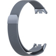 Milánský náramek s pouzdrem pro Xiaomi Smart Band 10 / 9 / 8, šedá