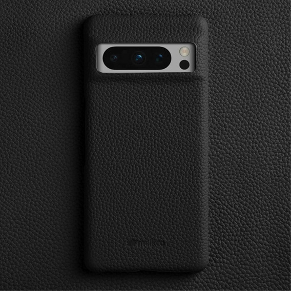 MELKCO pouzdro pro Google Pixel 8 Pro, kožené pro MagSafe, černé