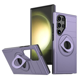 Pouzdro MagSafe pro Samsung Galaxy S24 Ultra, Military Magnet, hybridní pouzdro, zelené