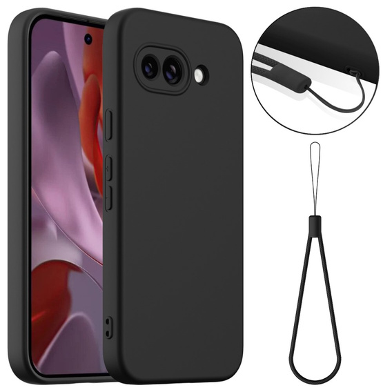 Pouzdro pro Google Pixel 9A, Silicone MagSafe, černé