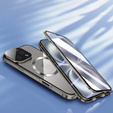 Magnetické pouzdro Dual Glass MagSafe pro iPhone 16 Pro Max, titan