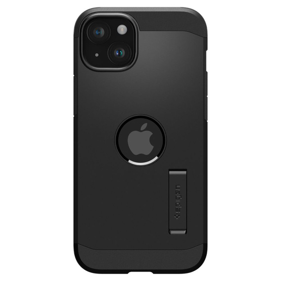 Pouzdro Spigen pro iPhone 15, Tough Armor Mag MagSafe, černé + 9H tvrzené sklo