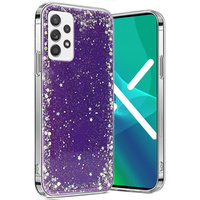 Pouzdro pro Samsung Galaxy A32 5G, Glittery, fialové