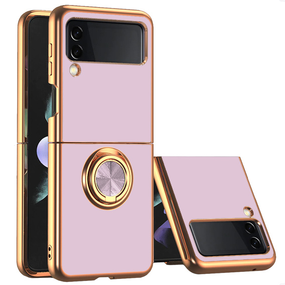 Pouzdro pro Samsung Galaxy Z Flip 4 5G, Electro Ring, fialové