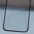 3D tvrzené sklo pro iPhone 15, s krytem reproduktoru, černé
