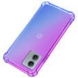 Pouzdro pro Motorola Moto G73 5G, Gradient Dropproof, Fialová / modrá