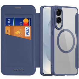 Pouzdro Dux Ducis pro Samsung Galaxy S25 Edge, Skin X Pro, MagSafe, námořnicky modré