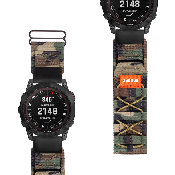 ERBORD Runner Quickfit Nylonový řemínek pro Garmin Fenix 5X/6X/6X PRO/7X