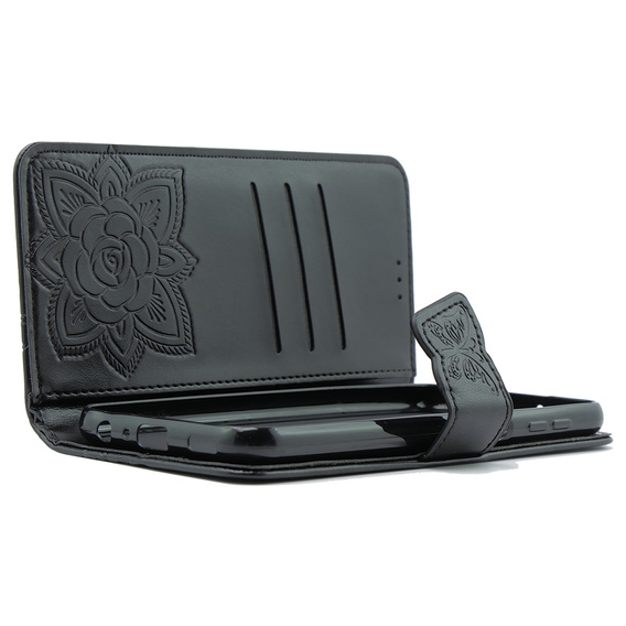 Klopové pouzdro pro Xiaomi Poco X6 Pro 5G, Butterfly, fialové