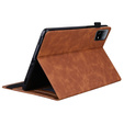 Pouzdro pro Xiaomi Pad 7, Classic, s prostorem pro stylus, hnědé