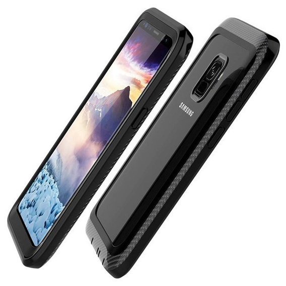 Pouzdro pro Samsung Galaxy S9, Shockproof, s fólií, modré