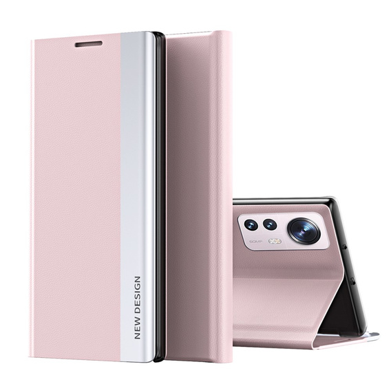 Klopové pouzdro pro Xiaomi 12 / 12X, Side Magnetic, růžové