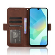 Klopové pouzdro pro Samsung Galaxy A16, Card Slot, hnědé