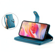 Klopové pouzdro pro Samsung Galaxy A56 5G, Wallet Zipper Pocket, modré